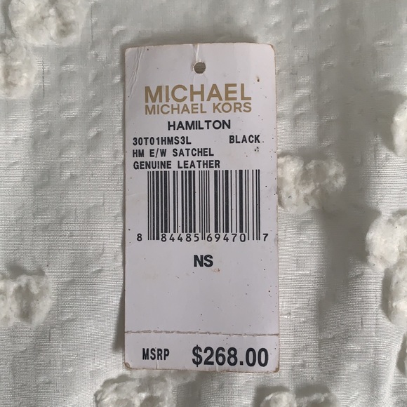 Micheal Kors Hamilton Satchel in Black - Picture 12 of 12